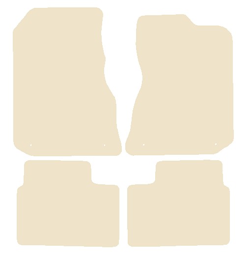 Rover 75 V8 2002-2005 Beige Luxury Velour Tailored Car Mats NV HITECH