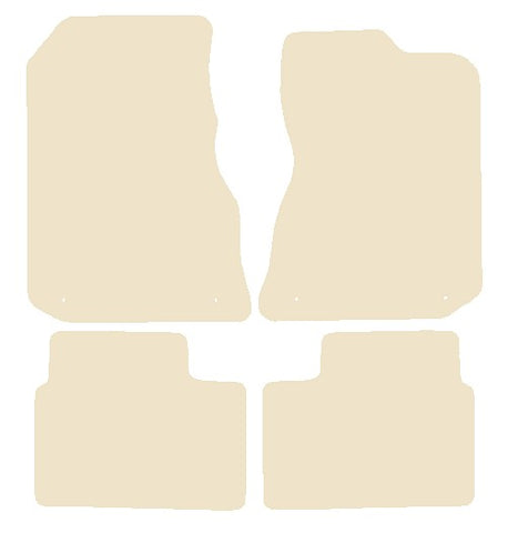 Rover 75 V8 2002-2005 Beige Luxury Velour Tailored Car Mats NV HITECH