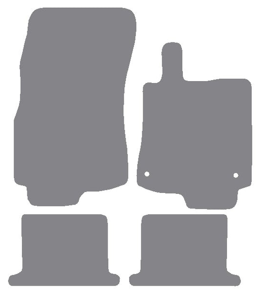 Renault Megane III Cabriolet 2010 onwards Grey Premium Carpet Tailored Car Mats NV HITECH