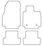 Renault Clio IV 2012-2019 Tailored VS Rubber Car Mats