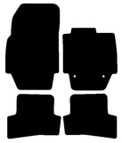 Renault Captur 2013-2020 Black Luxury Velour Tailored Car Mats NV HITECH