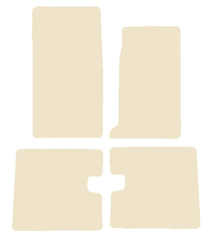 Renault 16 1965-1980 Beige Luxury Velour Tailored Car Mats NV HITECH