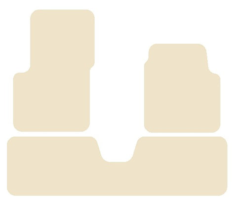 Renault Avantime (One Piece Rear) 2001-2003 Beige Luxury Velour Tailored Car Mats NV HITECH