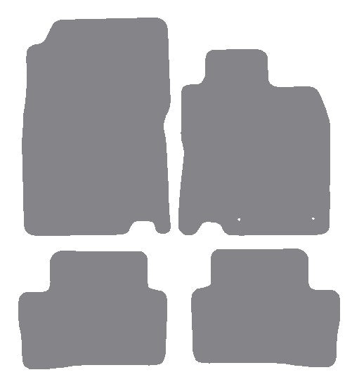 Renault Kadjar 2015 onwards Grey Premium Carpet Tailored Car Mats NV HITECH