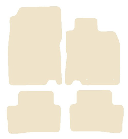 Renault Kadjar 2015 onwards Beige Luxury Velour Tailored Car Mats NV HITECH