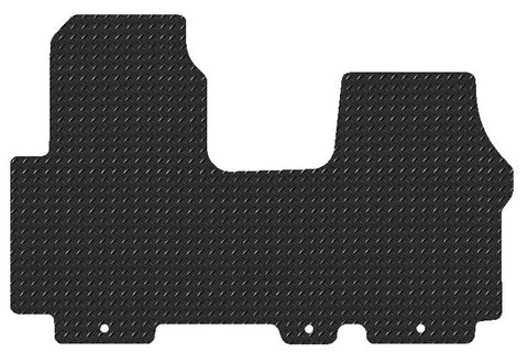 Renault Trafic 2005-2014 Chequered Rubber Tailored Van Mats HITECH