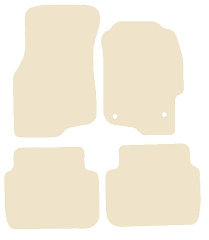 Rover 400 2001-2005 Beige Luxury Velour Tailored Car Mats NV HITECH