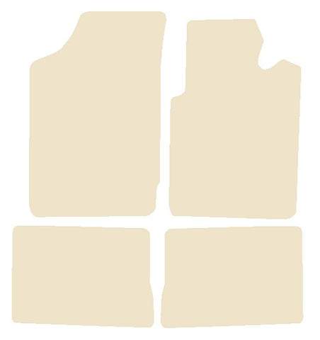 Renault Clio Campus 2005-2009 Beige Luxury Velour Tailored Car Mats NV HITECH