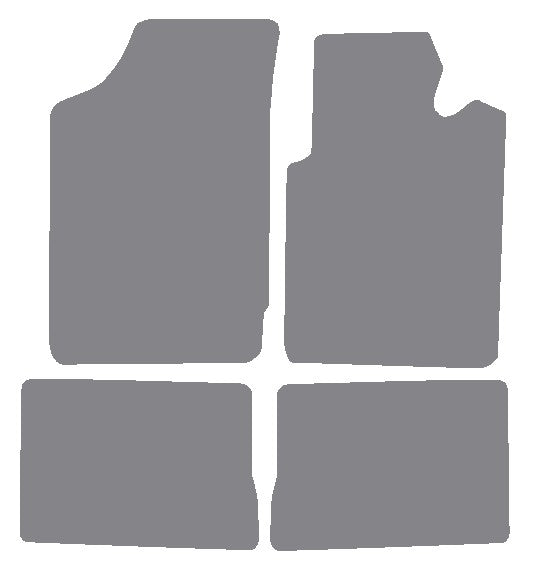 Renault Clio Campus 2005-2009 Grey Premium Carpet Tailored Car Mats NV HITECH
