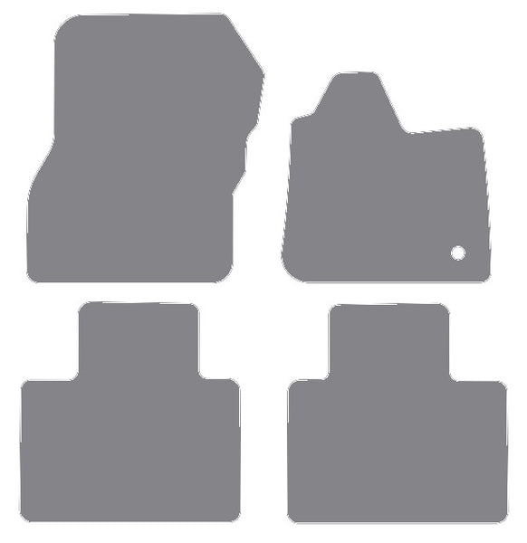 Renault Zoe 2013-2021 Grey Premium Carpet Tailored Car Mats NV HITECH