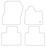 Renault Zoe 2013-2021 Tailored VS Rubber Car Mats