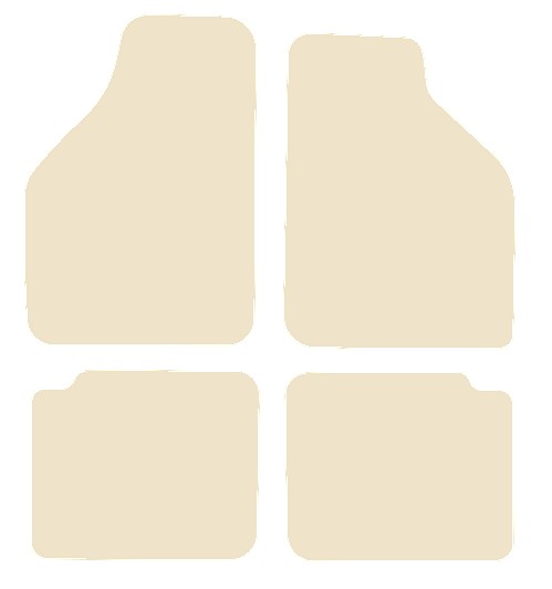 Rover Montego Estate / Maestro 1984-1991 Beige Luxury Velour Tailored Carpet Car Mats NV HITECH