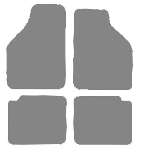Rover Montego Estate / Maestro 1984-1991 Grey Luxury Velour Tailored Carpet Car Mats NV HITECH
