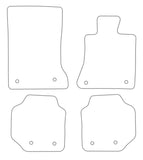 Rolls Royce Ghost Second Generation SWB 2021 onwards Tailored VS Rubber Car Mats