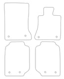 Rolls Royce Ghost Second Generation EWB 2021 onwards Tailored VS Rubber Car Mats