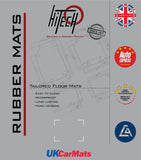 Skoda Octavia MK2 FOR ROUND STUD FRONTS ONLY 2004-2013 Premium Moulded TPE Rubber Car Mats