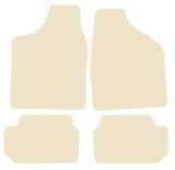 Seat Marbella / Terra 1988-1995 Beige Luxury Velour Tailored Car Mats NV HITECH