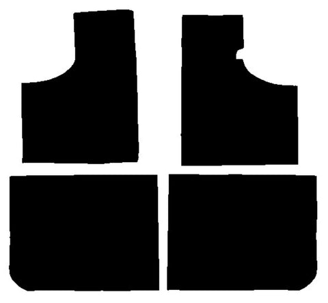 Skoda Estelle 1977-1990 Black Luxury Velour Tailored Car Mats NV HITECH