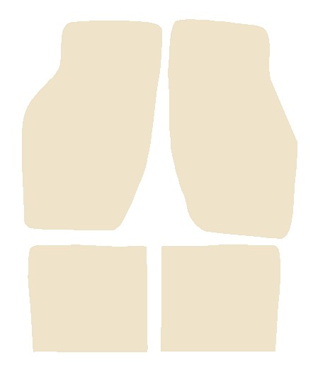 Saab 900 Classic 1979-1994 Beige Luxury Velour Tailored Car Mats NV HITECH
