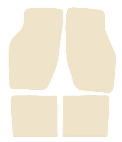 Saab 900 Classic 1979-1994 Beige Luxury Velour Tailored Car Mats NV HITECH