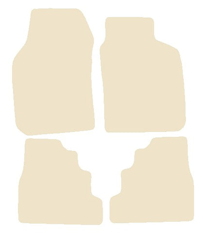 Saab 900 S 1993-1998 Beige Luxury Velour Tailored Car Mats NV HITECH