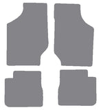 Subaru Justy 1987-1996 Grey Premium Carpet Tailored Car Mats NV HITECH