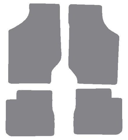 Subaru Justy 1987-1996 Grey Premium Carpet Tailored Car Mats NV HITECH