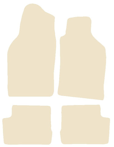 Saab 900 Convertible 1993-1998 Beige Luxury Velour Tailored Car Mats NV HITECH