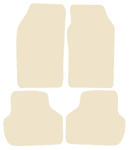 Saab 9000 1984-1997 Beige Luxury Velour Tailored Car Mats NV HITECH