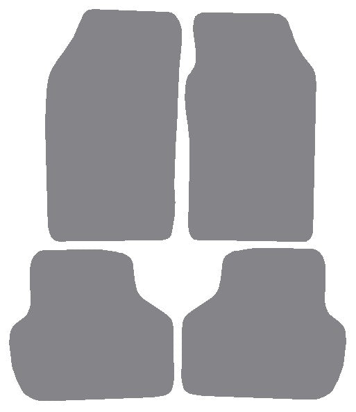 Saab 9000 1984-1997 Grey Premium Carpet Tailored Car Mats NV HITECH