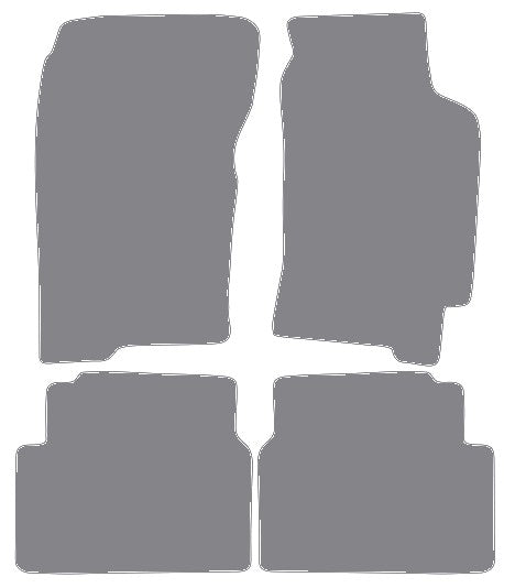 Subaru Impreza Classic 4dr 1992-2000 Grey Premium Carpet Tailored Car Mats NV HITECH