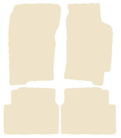 Subaru Impreza Classic 4dr 1992-2000 Beige Luxury Velour Tailored Car Mats NV HITECH