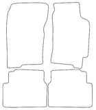 Subaru Impreza Classic 4Dr 1992-2000 Tailored VS Rubber Car Mats