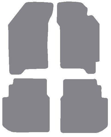 Subaru Legacy 1989-1993 Grey Premium Carpet Tailored Car Mats NV HITECH