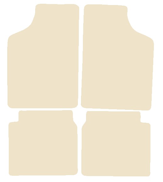 Suzuki Swift 1992-2003 Beige Luxury Velour Tailored Car Mats NV HITECH