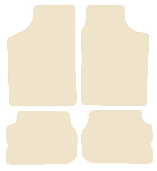 Suzuki Baleno  3dr 1996-2003 Beige Luxury Velour Tailored Car Mats NV HITECH