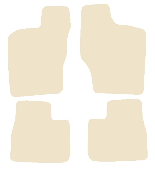 Subaru Justy 1996-2003 Beige Luxury Velour Tailored Car Mats NV HITECH