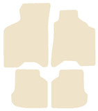 Seat Arosa 1997-2004 Beige Luxury Velour Tailored Car Mats NV HITECH