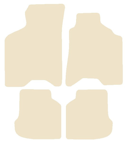 Seat Arosa 1997-2004 Beige Luxury Velour Tailored Car Mats NV HITECH