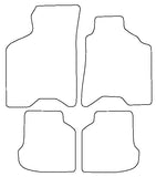 Seat Arosa 1997-2004 Tailored VS Rubber Car Mats