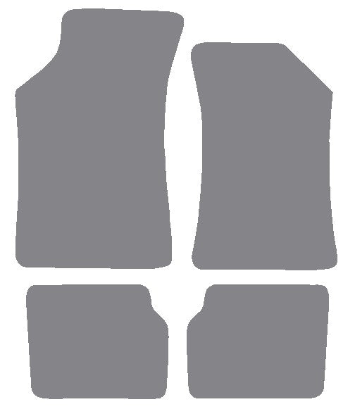 Skoda Felica 1996-2002 Grey Premium Carpet Tailored Car Mats NV HITECH