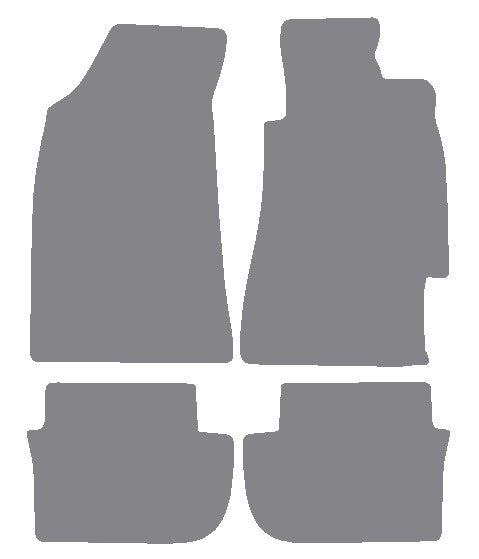 Subaru SVX 1992-1997 Grey Premium Carpet Tailored Car Mats NV HITECH