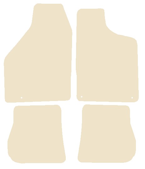 Saab 9/3 Hatchback 1998-2002 Beige Luxury Velour Tailored Car Mats NV HITECH