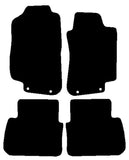 Saab 9/5 1998-2009 Black Luxury Velour Tailored Car Mats NV HITECH