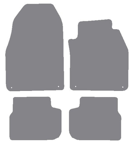 Saab 9/3 Convertible 2003-2011 Grey Premium Carpet Tailored Car Mats NV HITECH