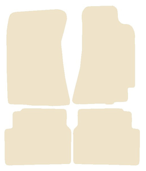 Subaru Impreza Classic 2dr 1995-2000 Beige Luxury Velour Tailored Car Mats NV HITECH