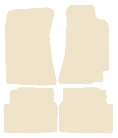 Subaru Impreza Classic 2dr 1995-2000 Beige Luxury Velour Tailored Car Mats NV HITECH