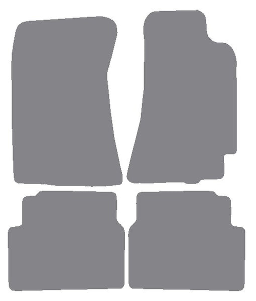 Subaru Impreza Classic 2dr 1995-2000 Grey Premium Carpet Tailored Car Mats NV HITECH