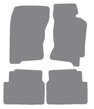 Subaru PRrester 1997-2002 Grey Premium Carpet Tailored Car Mats NV HITECH