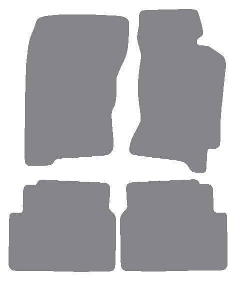 Subaru PRrester 1997-2002 Grey Premium Carpet Tailored Car Mats NV HITECH